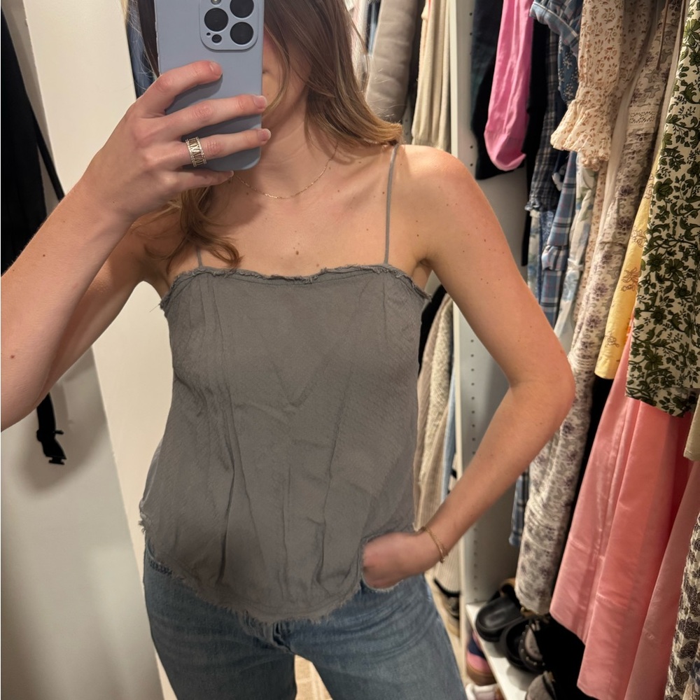 Free People Tie Strap Tank